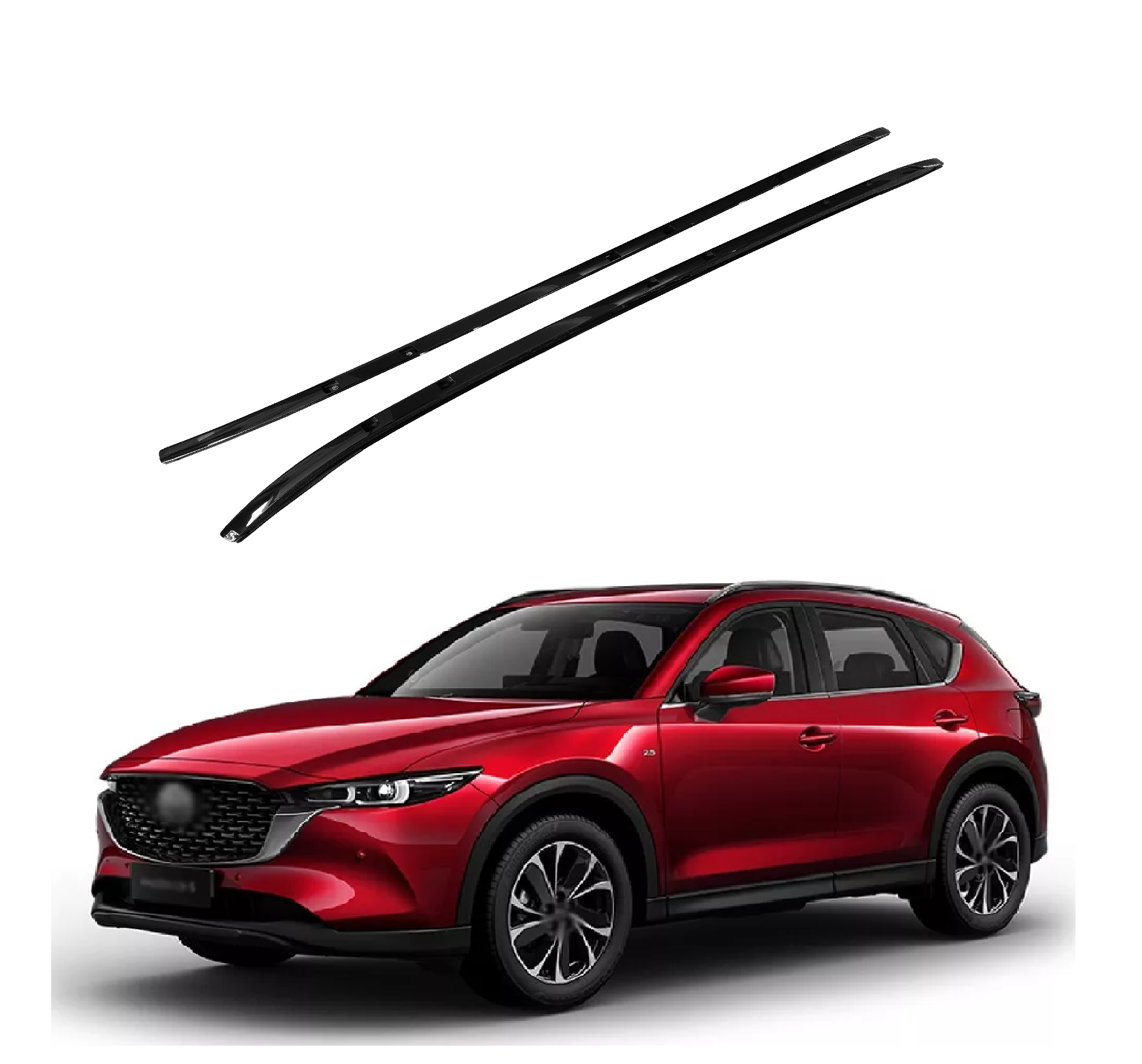 Rieles de Techo MAZDA CX5 2017 en adelante Negro